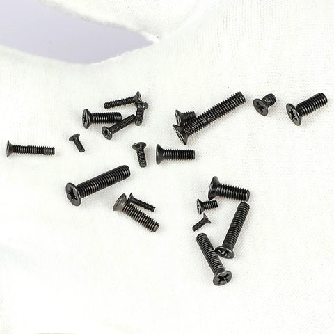 Assorted screws from 720 Piece Laptop Screw Kit Carbon Steel Phillips Flat Head Assortment With M1.4 to M3 sizes