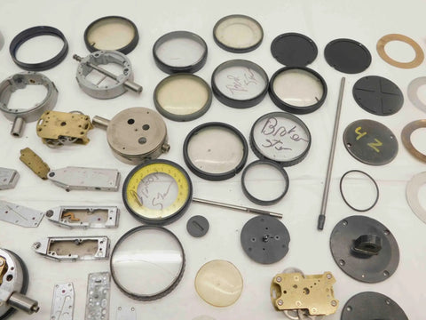 Top Shelf Bulk Lot Of Precision Dial Test Indicator Spare Parts And Hardware Kit For Industrial Mechanics Featuring Metric And Imperial Gauge Sets.