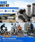Snag This Smooth Full Twist Throttle For Your E Bike With Anti Slip Rubber Grips And A Super Long 47 Inch Cable To Stop Slippery Control Failures And Get Serious Speed On Your Daily Ride Without Worrying About Short Strained Wires, e-bike twist throttle kit