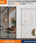 Heavy Duty Magnetic Screen Door With Hands Free Closure Keeps Bugs Out For Sliding Doors, Pet And Kid Friendly, Fits Up To 40 By 96 Inches, Durable Black Mesh