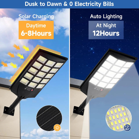 Straight Up Knockout Solar Flood Lights Outdoor Waterproof Motion Sensor Remote Daylight 6500K Dusk To Dawn Security Gear Gonna Light Your Backyard Smooth Solid 4 Pack Setup