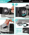 AMZBSAW 16-pc titanium oscillating saw blades for metal/wood; multitool blades kit fits Dewalt, Ryobi, Bosch, Milwaukee