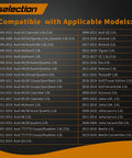 Compatibility chart for PCV Valve Engine Crankcase Vent Oil Separator Breather Hose Kit For Audi A3 A4 A5 Q5 TT Beetle