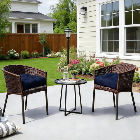Cozy Up Outdoor Indoor 18 By 18 Inch Waterproof Floral Seat Cushions Set Of 2 For Patio Dining Chairs And Garden Decor Cushy Tufted Pads