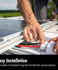 High Performance 5 Awg Battery Power Inverter Cables 2 Feet Long For Solar Auto Rv And Marine Wiring crafted from 99.9% deoxified copper installation.