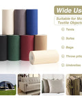 Hella Tough Canvas Repair Tape 4X70 Inch Self Adhesive Fabric Patch With Double Waterproof Coating And Anti Yarn Tech For Repairing Tents Boat Covers Patio Furniture Car Seats And Luggage Light Beige, various colors displayed.