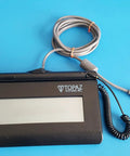 Siglite Non Backlit Electronic Signature Capture Pad USB Input Device for Business Signatures, compact design with pen and cable.