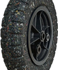 Beefy 14 Inch Wheelbarrow Tire With Flat Free Design Made From Recycled Rubber Delivers 440 Pounds Capacity And Universal Axle Fit