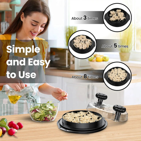 10 Inch Chicken Shredder Tool Twist Pro For No Sweat Pulled Chicken Breast Shredding With Sharp Teeth shown on kitchen counter