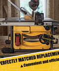 Top Shelf Replacement Table Saw Bevel Handle For Dewalt Dw745 DWE7480 Butter Smooth Tilt Angle Control Knob Nifty Miter Adjustment Lever installation on table saw.