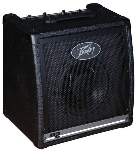 Gig Ready Keyboard Amp With Biamped Forty Five Watts And Twelve Watts Four Channel Preamps One Quarter Inch And XLR Inputs Headphone Output One By Ten Speaker For Live Gigs And Practice, front view
