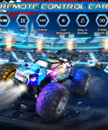 Rad 2WD Off Road RC Truck With Bright LED Headlights And Body Lights All Terrain Remote Control Car Reaches 20 KMH 2.4GHz Radio Control