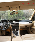 Beige car interior with 50 Pcs Headliner Repair Kit For Car Roof Liner Fixing Rivets And Interior Ceiling Cloth installed