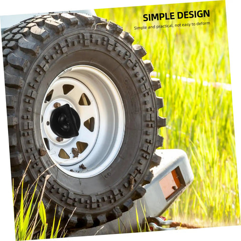 Spare Tire Hold Down Bolt Retainer Clamp for Car and Truck securing wheel, easy install heavy duty mounting bolt shown in action