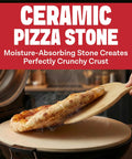14 Inch Electric Indoor Pizza Oven With Stone For Crispy Crust Pizza Heats To 800F And Cooks In Under 6 Minutes, includes peels and scraper