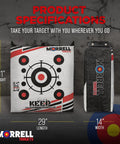 Keep Hammering Heavy Duty Crossbow Target Bag For 54 Pound Bows Adult Archery Block with 76 layers, 31x29x14 inches