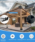 Heavy Duty 4x4 Pergola Bracket Kit With 4 Way Right Angle Elevated Wood Stand Do It Yourself Hardware Set in use on outdoor structure