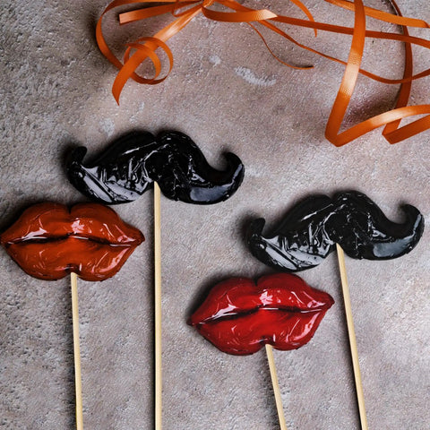 Make Your Next Craft Project A Real Deal Game Changer With These Top Shelf Unfinished Wooden Dowel Rods And Art And Craft Supplies Perfect For Home Decor Artistry Holiday Celebrations And Sharing - colorful edible lip and mustache props on sticks.