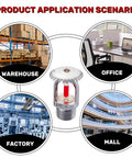 Straight Up Ace Quick Response Pendent Fire Sprinkler Head With Dead Sure 155F Activation And Tight One Half Inch Thread for warehouse, office, factory, mall.