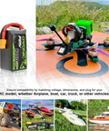 6S 1300mAh 100C LiPo Battery With XT60 Connector For RC FPV Racing Drones And Quadcopters 22.2V Beefy Punchy Power Pack