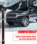 0-4 Inch Rear Adjustable Track Bar Panhard for Ram 1500 Classic and Jeep Gladiator JT Lifted Trucks, Forged Steel with Durable Rubber Bushings, Superior Axle Alignment and Off Road Tolerance Upgrade on lifted Ram 1500