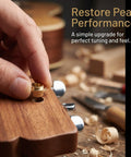 3 Sets Tuner Peg Parts For Guitar Repair With Noise Reducing Bushings And Ferrule Washers To Help You Tune Up Faster Improve Tuning Accuracy And Stability On Acoustic Guitars Includes Tuner Post Nuts And Replacement Tuning Machine Accessories. brass bushing on acoustic guitar headstock