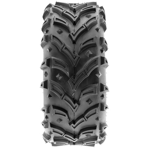 A024 25x10-12 ATV UTV Mud Trail Tire 6 Ply Heavy Duty All Terrain Grip For Mud Sand And Rocks On 12 Inch Rims