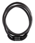 Set Your Own Four Digit Combination Bike Lock With Braided Steel Cable And Weather Resistant Vinyl Coating Five Feet Long