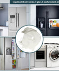 Smooth Sailin Fridge Ice Crusher Housing Replacement Part Works Perfect With Frigidaire Electrolux Kenmore in kitchen setting.