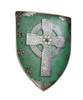 Celtic Cross Warriors Shield Wall Decor Sculpture Medieval Style Replica 18 Inch Mounted Shield For Home Or Office