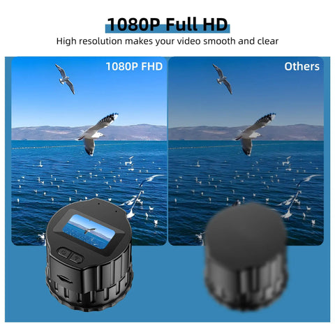 Comparison of video quality with Wireless Telescope Eyepiece Camera With 64GB Memory, 1.5 Inch LCD Screen, Remote WiFi Viewing