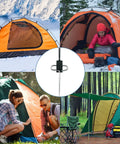 Ice Anchor Drill Adapter Kit With Storage Bag Four Ice Anchor Tools For Quick Ice Fishing Shelter Setup Pro Grade Heavy Duty