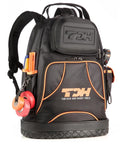 Heavy Duty Tool Backpack With Waterproof Base And Big Capacity Tool Bag Organizer For Electricians And DIY Pros Construction And Fishing Tackle Carrier Water And Tear Resistant Gear Bag For Work