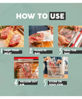 How to use Heavy Duty Vacuum Sealer Bags 200 Quart 8x12 Inches For Food Storage And Sous Vide Meal Prep BPA Free Pre Cut
