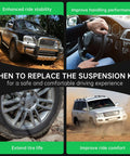 Beefed Up Six Piece Front End Suspension Kit For 2012 2018 Toyota Prius V 2017 2018 Toyota Corolla iM And 2008 2015 Scion xB Includes Two Front Lower Control Arms With Ball Joints Two Sway Bar Links And Two Outer Tie Rod Ends for ride stability