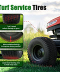 20x10-8 Lawn Mower Tires Set Of 2 For Lawn Mowers Garden Tractors And Utility Carts Tubeless 4PR With 1190 Lbs Capacity 8mm Tread Depth Plug-N-Play Install And Rugged Traction For Yard Work, turf tread on mower