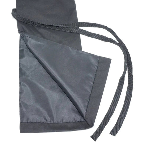 Close-up of the Large Sword Carry Bag With Shoulder Strap For Katana Samurai Bokken showing drawstring and durable cloth exterior.