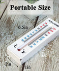 Outdoor Thermometer Key Hider Safe Box Hidden Key Locker For Spare House Keys Weatherproof Secret Compartment Stash Box