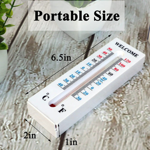 Outdoor Thermometer Key Hider Safe Box Hidden Key Locker For Spare House Keys Weatherproof Secret Compartment Stash Box