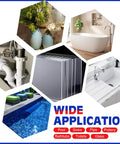 Image of various applications for Underwater Ready Epoxy Putty Filler For Leaks And Cracks 8 Oz Multi Purpose Pool Repair Clay