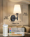 Two Pack Wireless Battery Operated Wall Sconces With 10000mAh RGB Rechargeable Magnetic Bulbs in living room setup