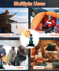 Portable Propane Camping Heater For Tents And Outdoor Spaces With Easy Control Valve Foldable Stand Gas Tank Holder