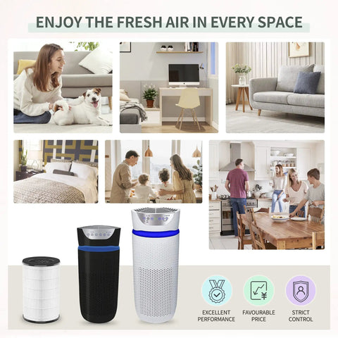 Replacement Filter For 1461901 Air Purifier Compatible With AP-T40 AP-T40WT AP-T40WTAR AP-T45 AP-T45WT in home settings