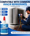60 Ml HVAC Gasket And Thread Sealant Pro Grade Non Hardening Gasket Sealer For AC And Refrigeration Installations Seal Flare Fittings Tapered Pipe Threads Compression Fittings Saddle Taps Valves And Service Connections R410A R32 Compatible 1 Pack bottle with HVAC technician