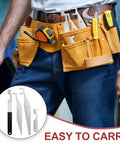 Firefighter Leverage Tool Multi Purpose Rescue Kit For Firefighters And Emergency Responders Black 4 Piece Set in tool belt