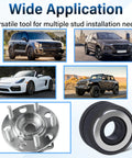 Must Have Universal Wheel Stud Installer 22800 Tool For Cars, SUVs, Towed Vehicles And Light Duty Trucks and applications