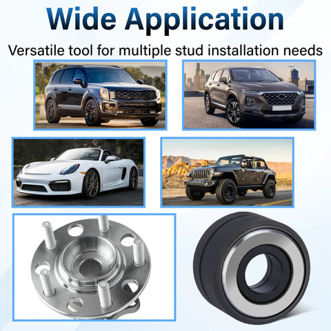 Must Have Universal Wheel Stud Installer 22800 Tool For Cars, SUVs, Towed Vehicles And Light Duty Trucks and applications