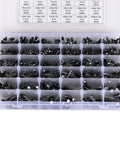 Aluminum Electrolytic Capacitor Kit With 36 Values And 1000 Pieces In A Durable Reusable Storage Box 0.1uF To 1000uF 10V 16V 25V 35V 50V Ideal For DIY Electronics Projects Makers And Hobbyists