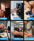 50 In 1 Ratchet Screwdriver Set With Magnetic Bits And Compact Case Portable Do It All Tool Kit used on various items