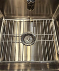 Sink Protectors For Kitchen Sink Bottom With White Coating Grate Insert Grid Drying Rack Made Of Steel Small Size 10.5 By 12.5 Inch Raised Edge Design To Shield Dishes And Your Sink From Scratches